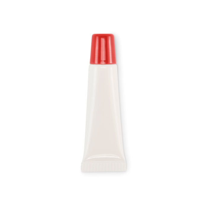 Vegan lipglosscrème met SPF10, vanillesmaak, rood