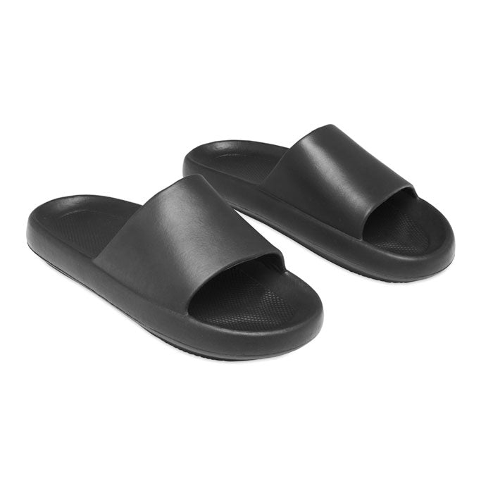 Unisex badslippers van EVA, zwart