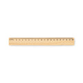 Houten liniaal, 20 cm, hout