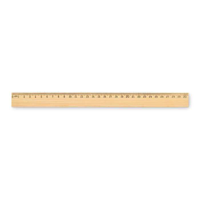 Houten liniaal, 30 cm, hout