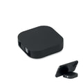 Uittrekbare oplaadkabel met telefoonhouder, 100W, zwart