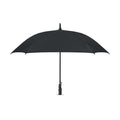 Vierkante windbestendige paraplu, 23 inch, zwart