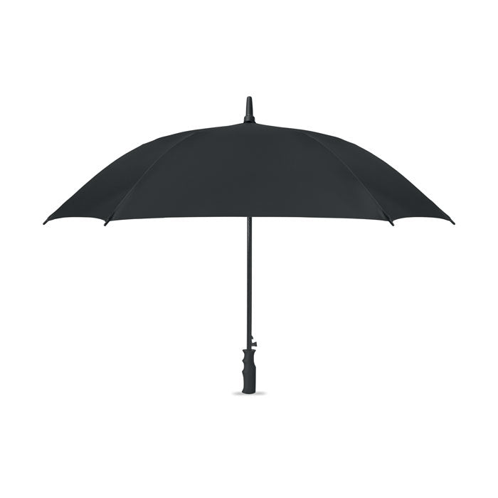 Vierkante windbestendige paraplu, 23 inch, zwart