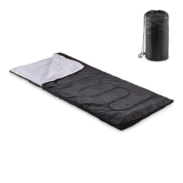 Outdoor slaapzak met opbergzak, zwart