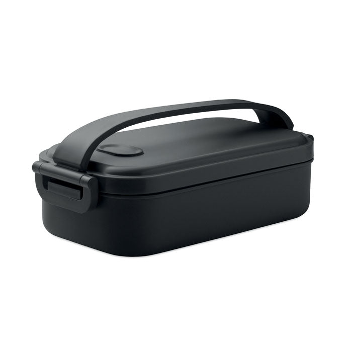 Luchtdichte lunchbox, 800 ml, zwart