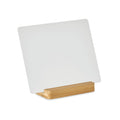 Promotiebord op bamboe voet, hout