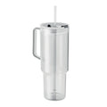 Tumbler met rietje, 1200 ml, transparant