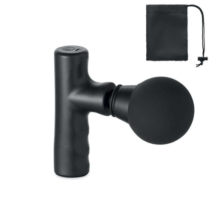 Massagepistool met 2 snelheden, zwart