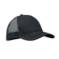 Trucker cap met mesh achterkant, zwart