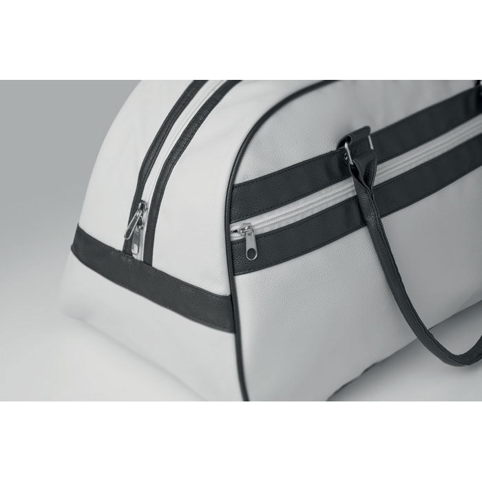 Sporttas van kunstleer, 21,5 liter, wit