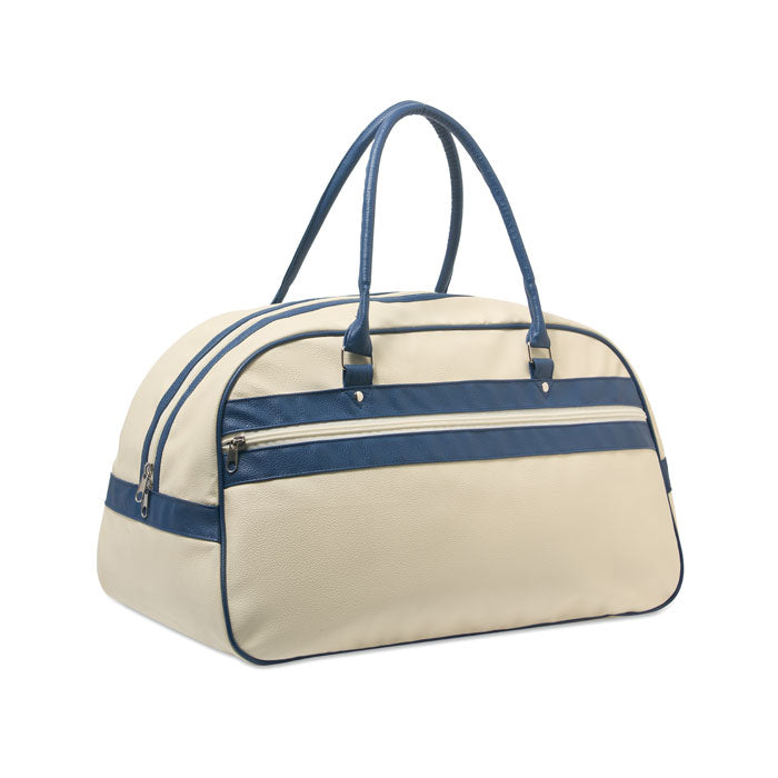 Sporttas van kunstleer, 21,5 liter, beige