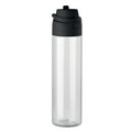 Fles van gerecycled kunststof, 700 ml, zwart