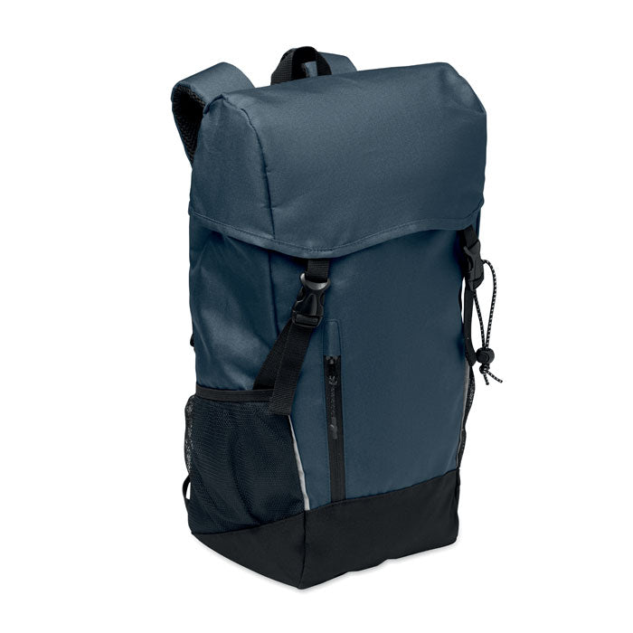 Rugzak met reflecterende strepen, 15 liter, blauw