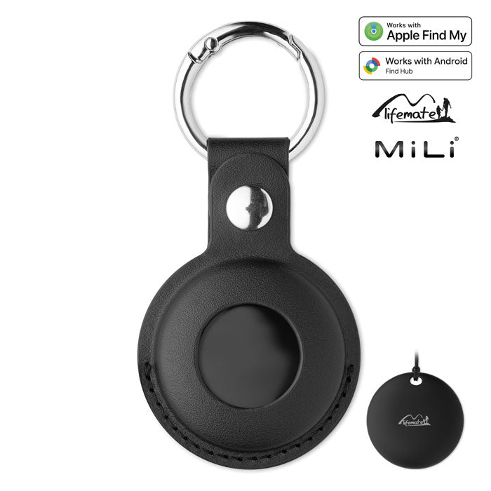 Smart finder sleutelhanger met etui, zwart