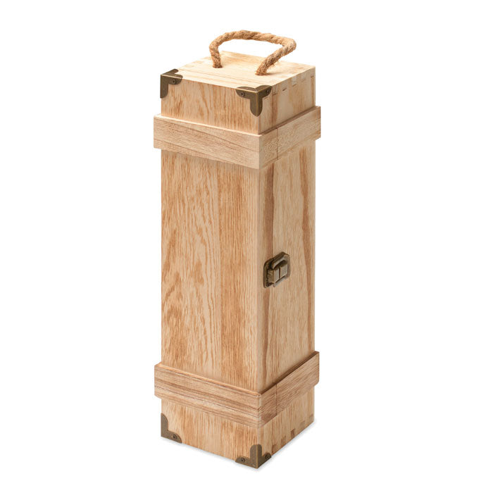 Wijncadeaukist van hout, hout