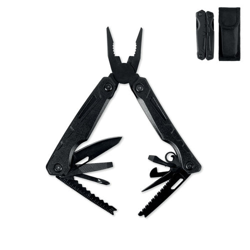 13-in-1 multitool met etui, zwart