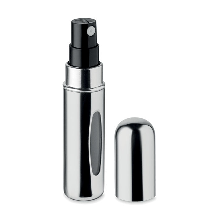 Navulbare parfumverstuiver, 5 ml, glanzend zilver