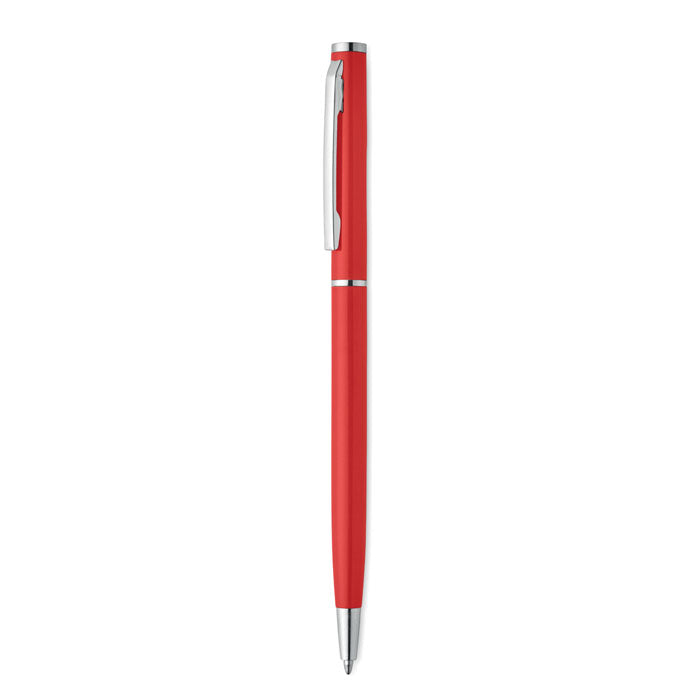 Balpen van gerecycled aluminium, rood