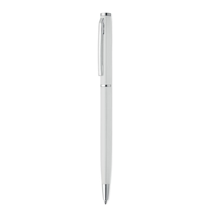 Balpen van gerecycled aluminium, wit