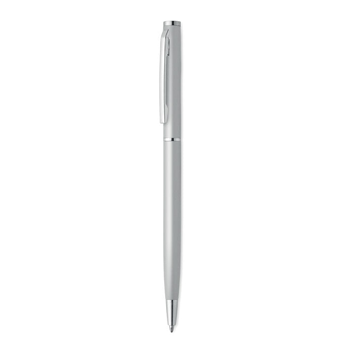 Balpen van gerecycled aluminium, mat zilver