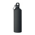 Enkelwandige fles met rubberen afwerking, 750 ml, zwart