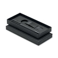 Geschenkset balpen en sleutelhanger, zwart