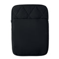 Laptophoes van nylon voor 15'' laptops, zwart