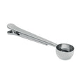Maatschepje met zakclip, 15 ml, zilver