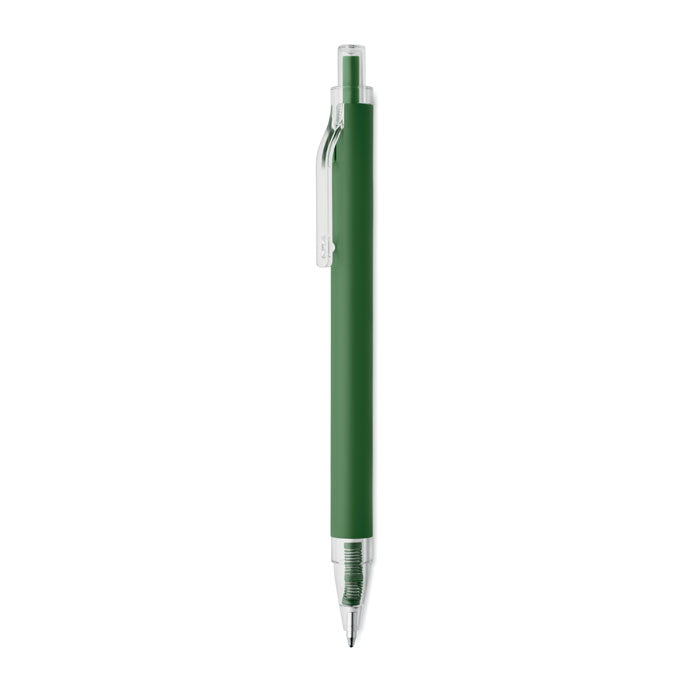 Balpen van gerecycled aluminium met matte afwerking, groen