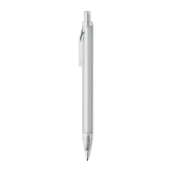 Balpen van gerecycled aluminium met matte afwerking, mat zilver
