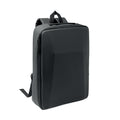 Laptoprugzak van gerecycled polyester, 15 liter, zwart