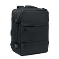 Handbagagerugzak met uitschuifbaar handvat, 20 liter, zwart
