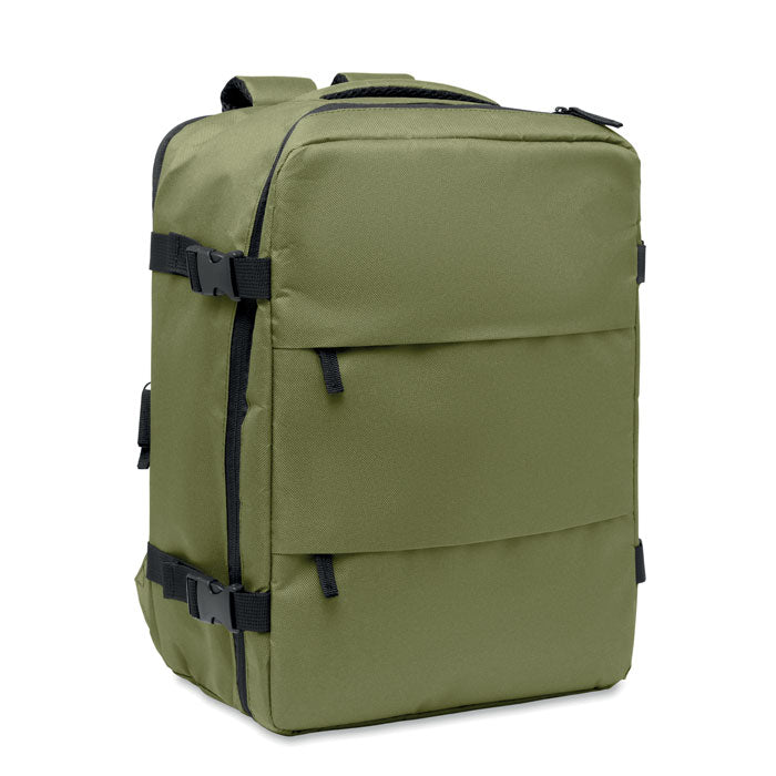 Handbagagerugzak met uitschuifbaar handvat, 20 liter, legergroen