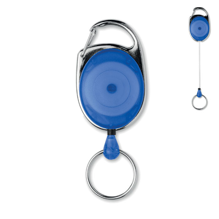 Intrekbare badgehouder, blauw