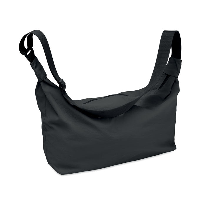 Crossbodytas van waterafstotend nylon, zwart