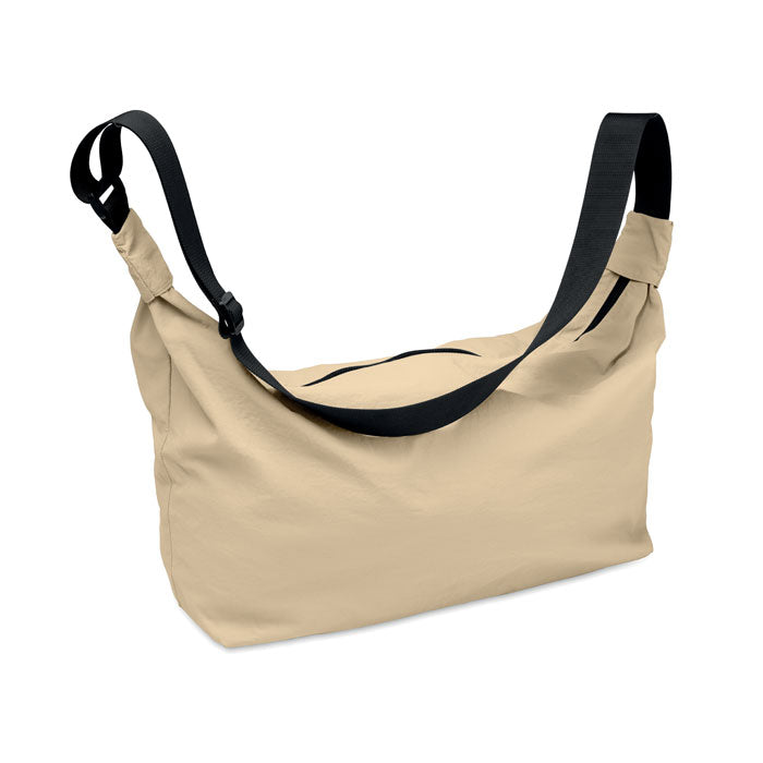 Crossbodytas van waterafstotend nylon, khaki