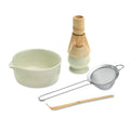 Matcha theeset van 5 delen in geschenkverpakking, mintgroen