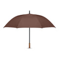 Paraplu 27 inch, automatisch openend, bruin