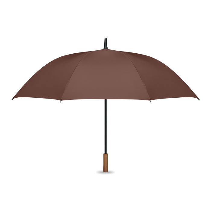 Paraplu 27 inch, automatisch openend, bruin