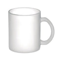 Mok van matglas, 300 ml, transparant wit