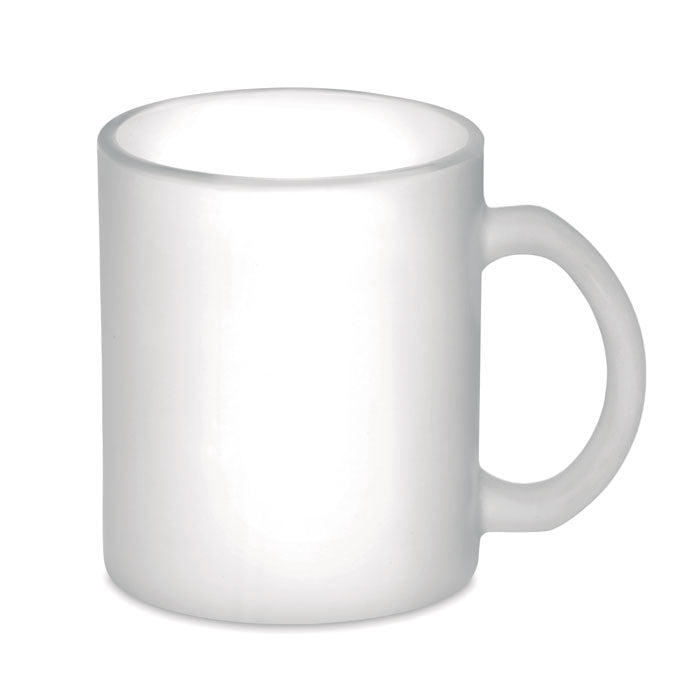 Mok van matglas, 300 ml, transparant wit