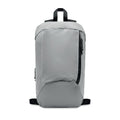 Rugzak met reflecterend front, mat zilver