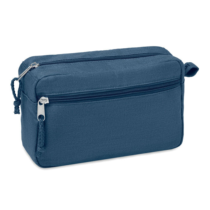 Toilettas van hennep, blauw