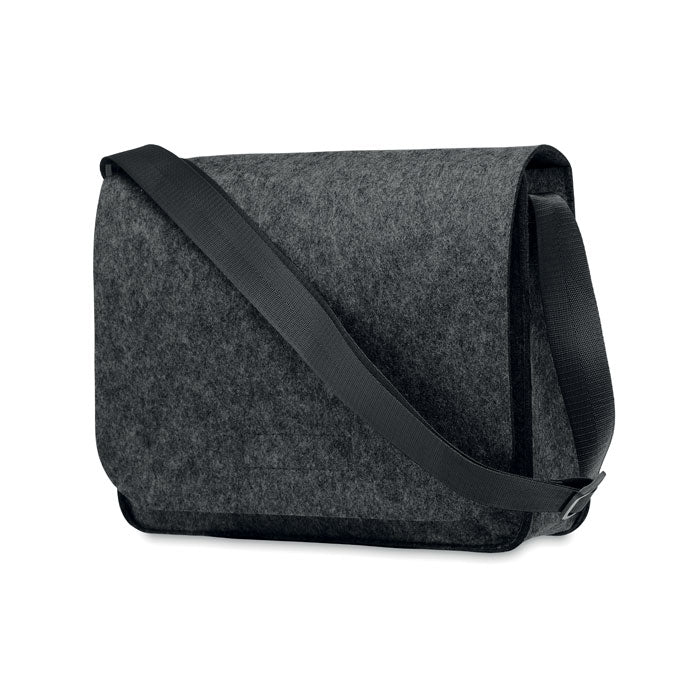 Vilten laptoptas voor 15'' laptops, steengrijs