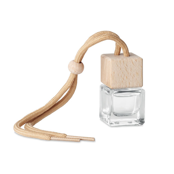 Navulbare autoluchtverfrisser met etherische olie, hout