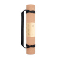 Yogamat van kurk, 4 mm dik, beige