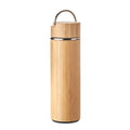 Thermosfles met theefilter, 400 ml, hout