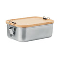 Lunchbox met bamboe deksel, 750 ml, hout