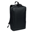 Laptoprugzak met USB-oplaadkabel, slanker model, zwart
