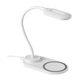 Bureaulamp met 10W draadloze oplader, wit